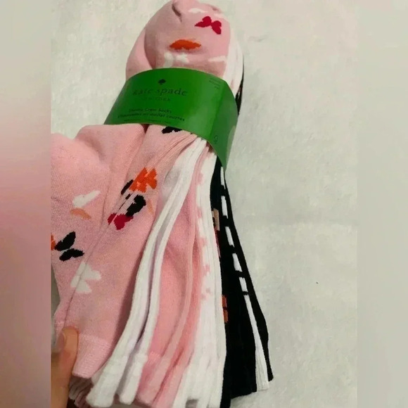 KATE SPADE CREW  SOCKS NEW - Picture 4 of 8